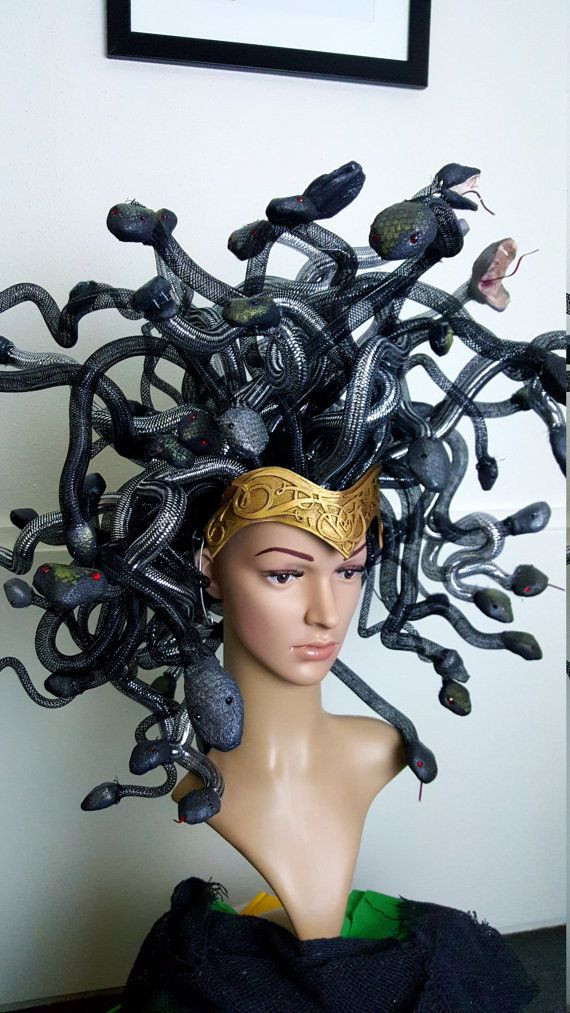 Medusa Hair DIY
 Medusa headpiece by ClothesPlay on Etsy