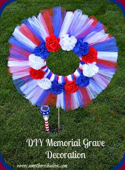 Memorial Day Grave Decoration Ideas
 DIY Memorial Grave Decoration is easy inexpensive and
