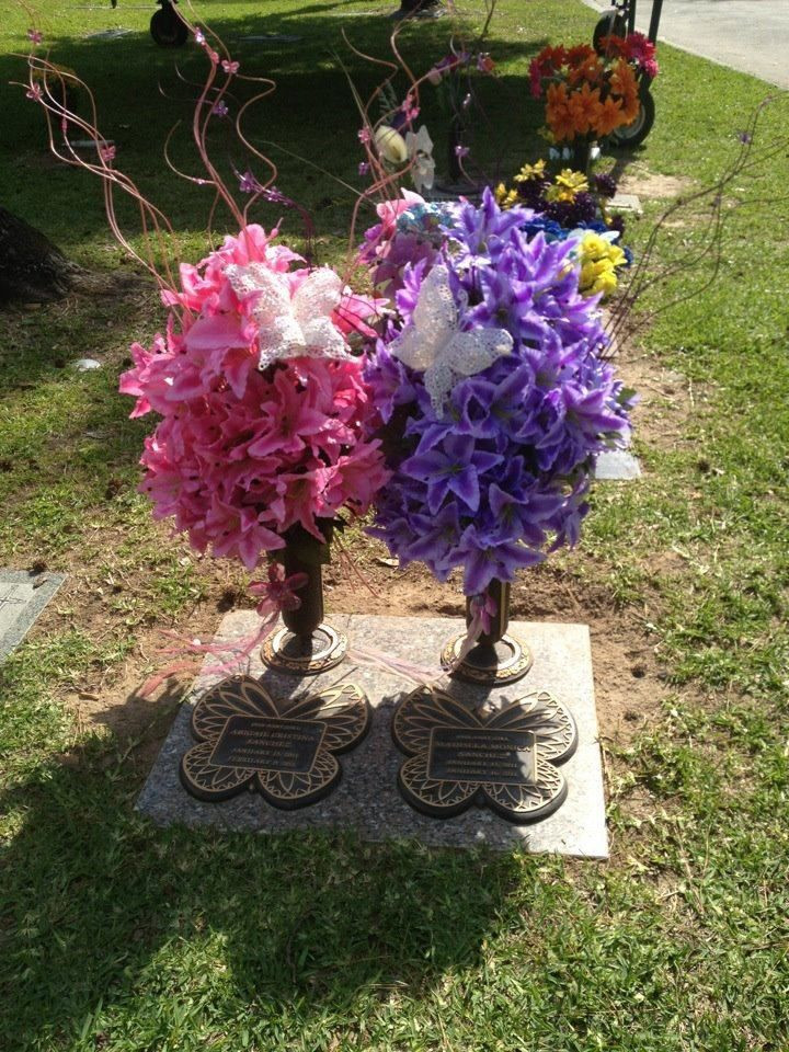 Memorial Day Grave Decoration Ideas
 Spring cemetery decoration