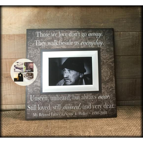 Memorial Gift Ideas For Loss Of Father
 Sympathy Gift Ideas for Loss of Father Picture Frame