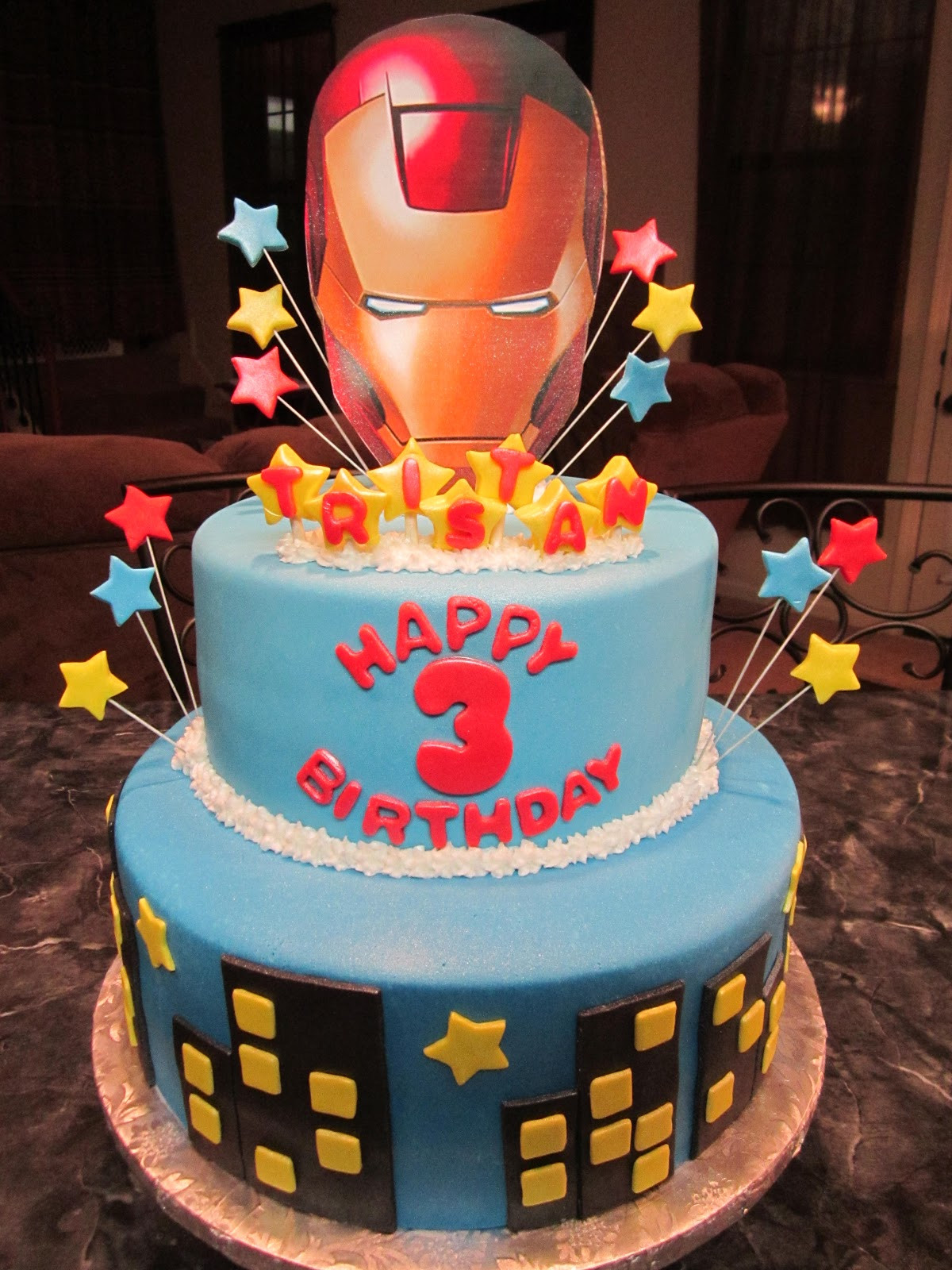 Men Birthday Cake
 MyMoniCakes Iron Man Cake