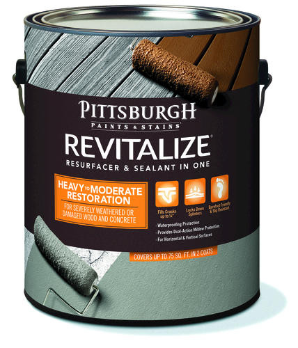 Menards Deck Paint
 Pittsburgh Paints & Stains Revitalize Resurfacer
