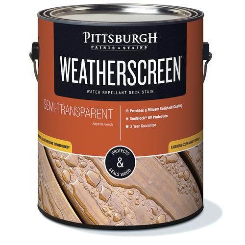 Menards Deck Paint
 Pittsburgh Paints & Stains Weatherscreen Semi