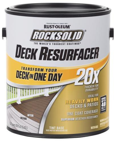Menards Deck Paint
 Rust Oleum Rocksolid Tintable Deck Resurfacer 20x at
