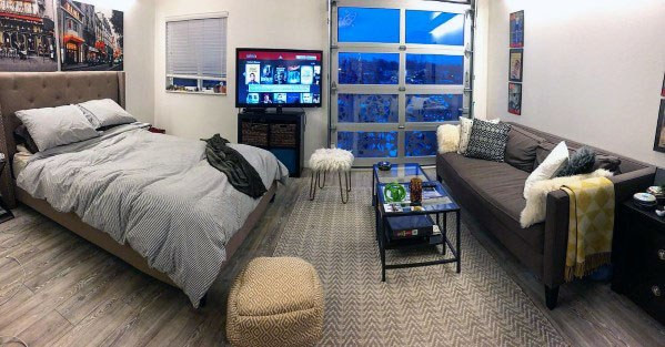 Mens Bedroom Ideas For Apartment
 Top 60 Best Studio Apartment Ideas Small Space Designs