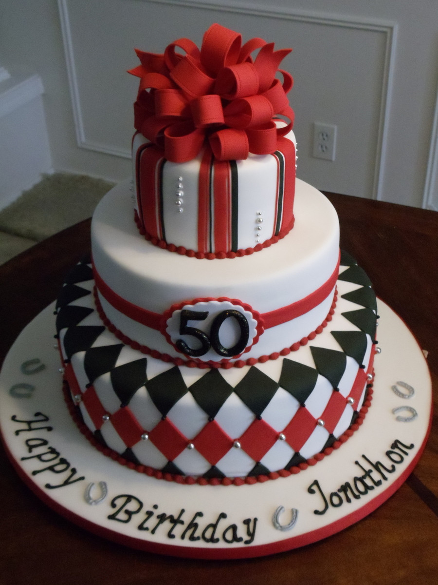 Mens Birthday Cake Decorating
 Horse Racing Silks Inspired 50Th Birthday Cake