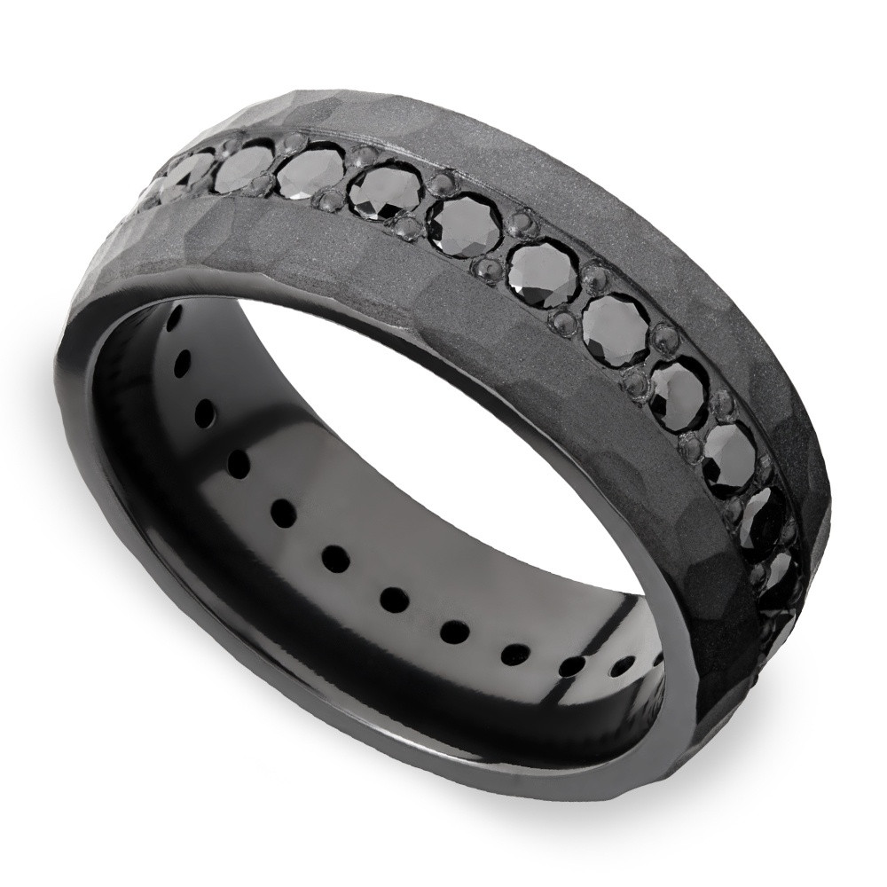 Mens Black Diamond Wedding Band
 7 Unique Styles for Men s Black Diamond Wedding Rings