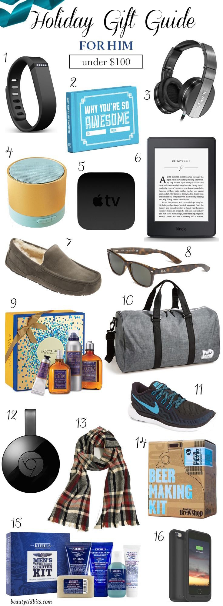 Mens Gift Ideas For Birthday
 16 Holiday Gifts Your Man Will Love And Actually Use