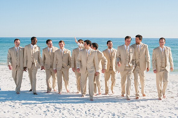 Mens Linen Suits Beach Wedding
 Tailor Made Men Linen Suits For Beach Wedding Best Man