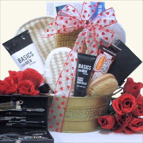 Mens Valentine Gift Basket Ideas
 Men Valentine Gift Baskets for Him Valentine Gift Ideas