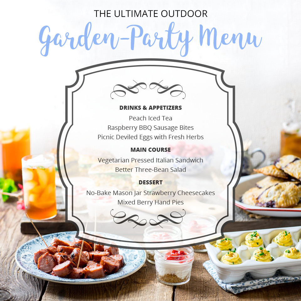 Menu Ideas For Summer Dinner Party
 The Ultimate Outdoor Garden Party Menu for Summer