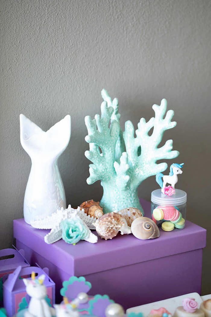 Mermaid And Unicorn Party Ideas
 Kara s Party Ideas Unicorns and Mermaids Birthday Party