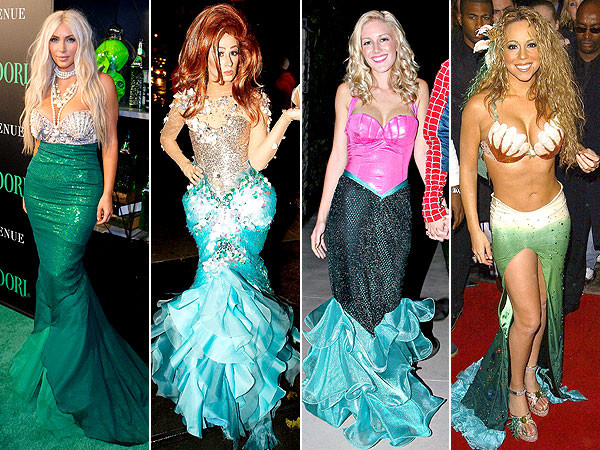 Mermaid Halloween Costume DIY
 PHOTO Lauren Conrad Mermaid Costume DIY Halloween