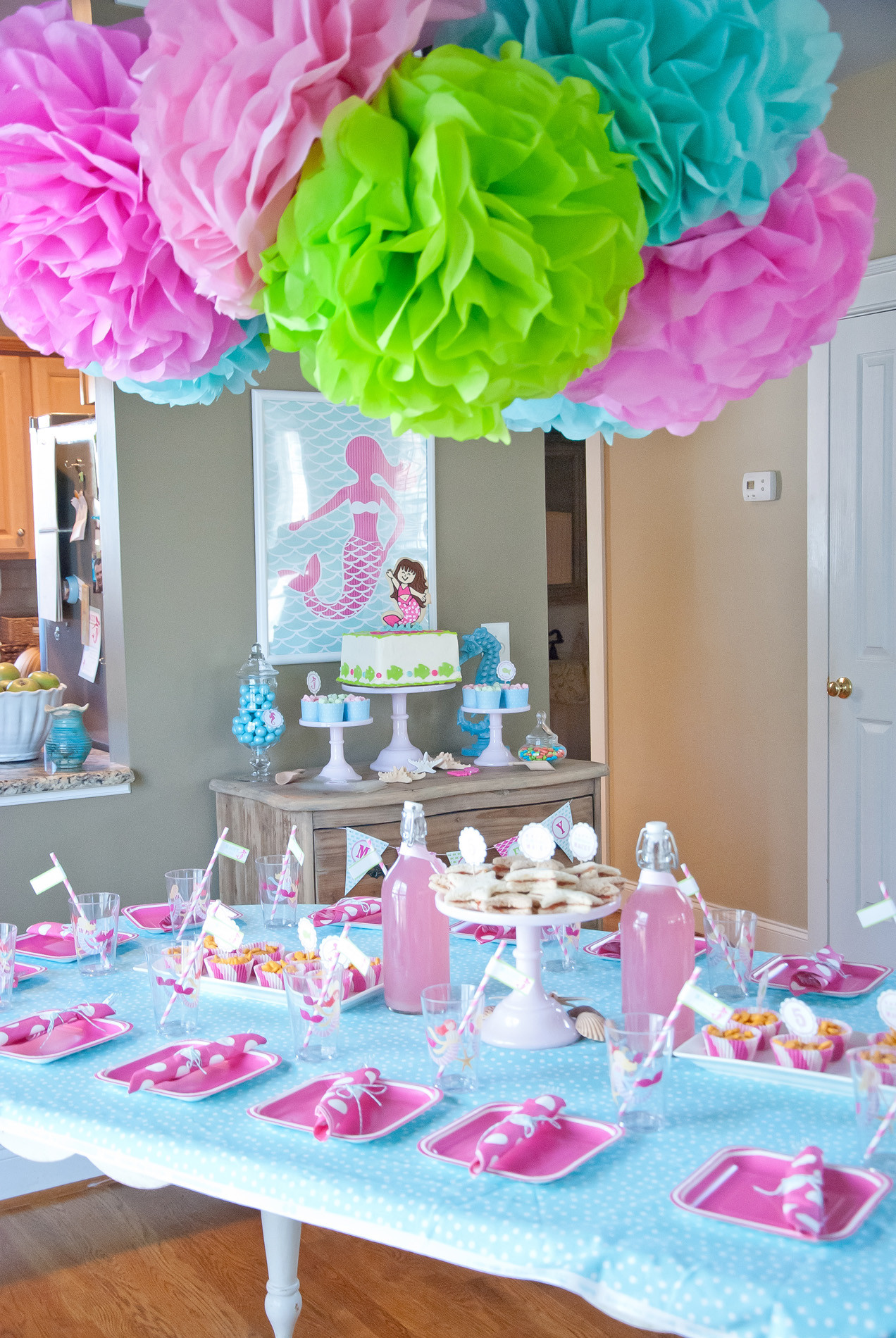 Mermaid Party Decorations Ideas
 girl birthday party ideas Archives Anders Ruff Custom