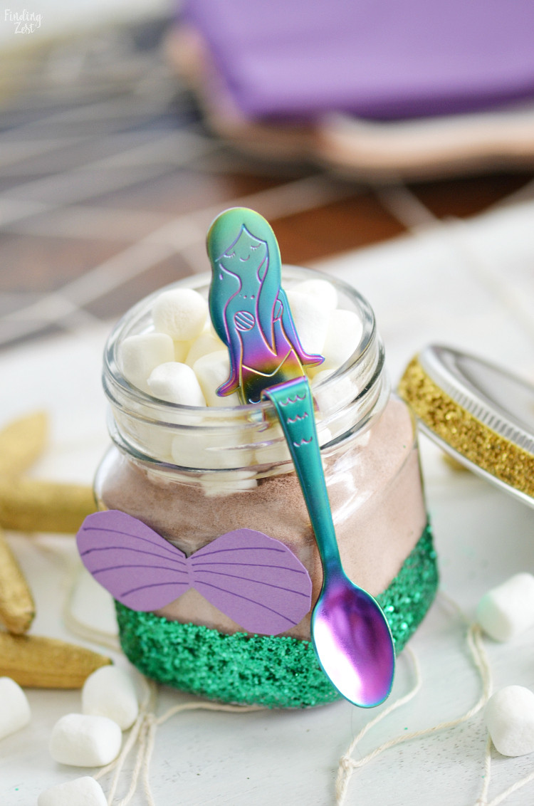 Mermaid Party Favors Ideas
 Little Mermaid Party Favors DIY Glitter Jar Finding Zest