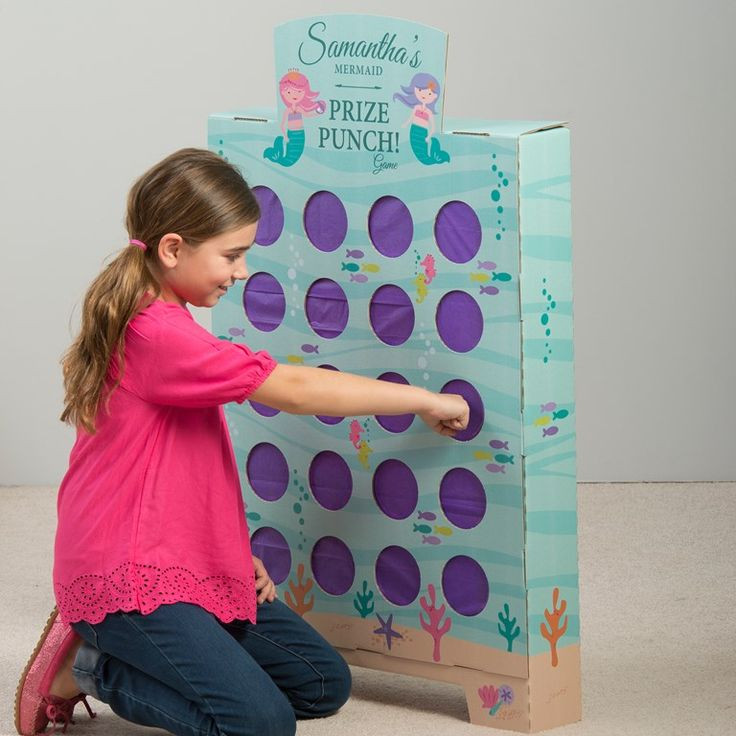 Mermaid Party Game Ideas
 Mermaid Princess Prize Punch Game Shindigz