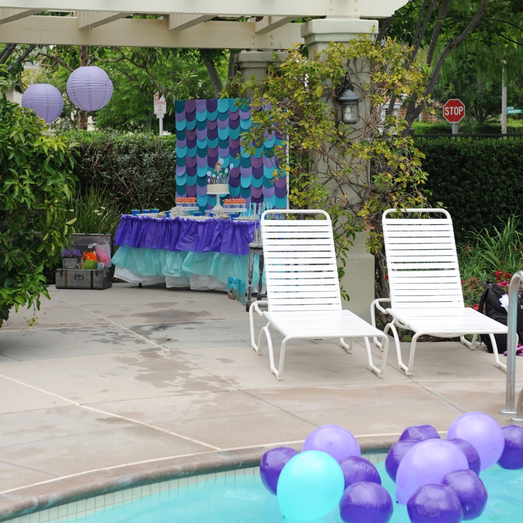 Mermaid Pool Party Ideas
 Mermaid Birthday Pool Party Ideas DIY