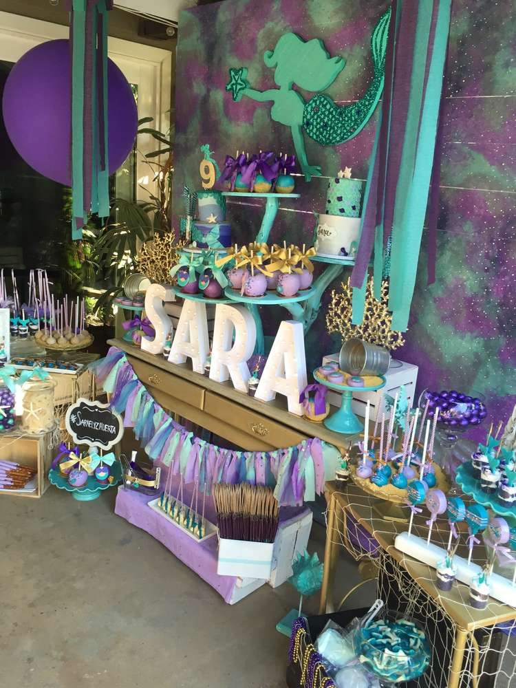 Mermaid Under The Sea Party Ideas
 Mermaid Under the Sea Birthday Party Ideas