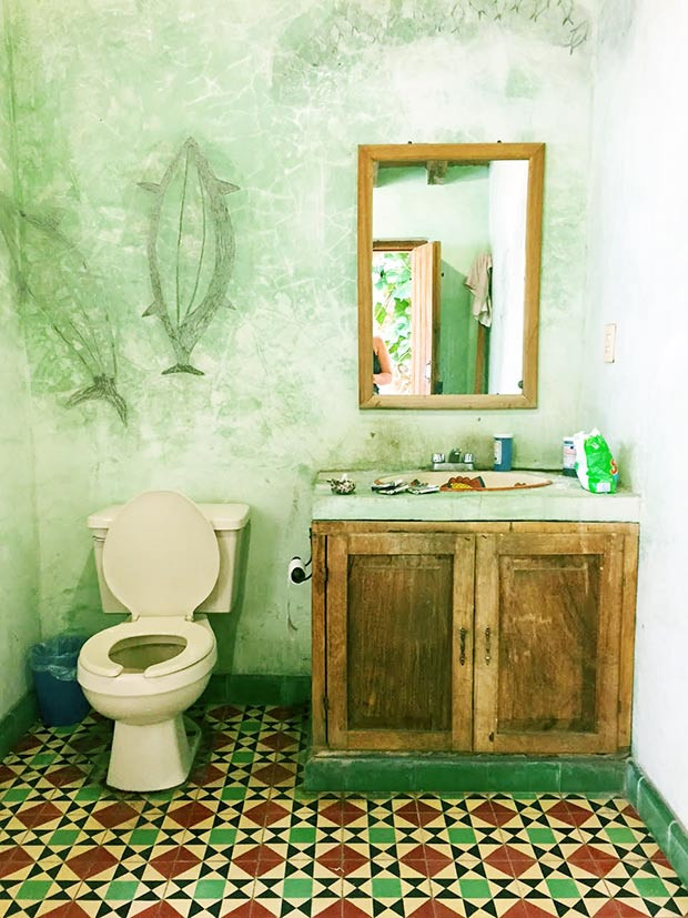 Mexican Bathroom Vanity
 Rustic Mexican Bathroom Amazingness Get the look