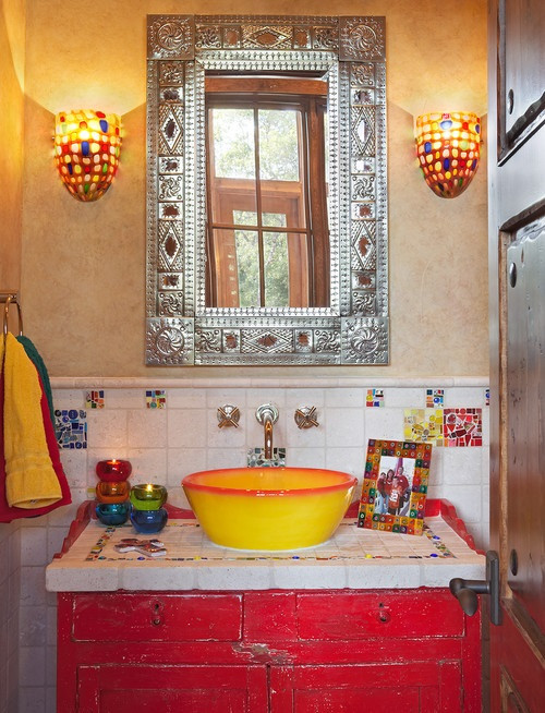 Mexican Bathroom Vanity
 How to Decorate your Bathroom in Mexican Style