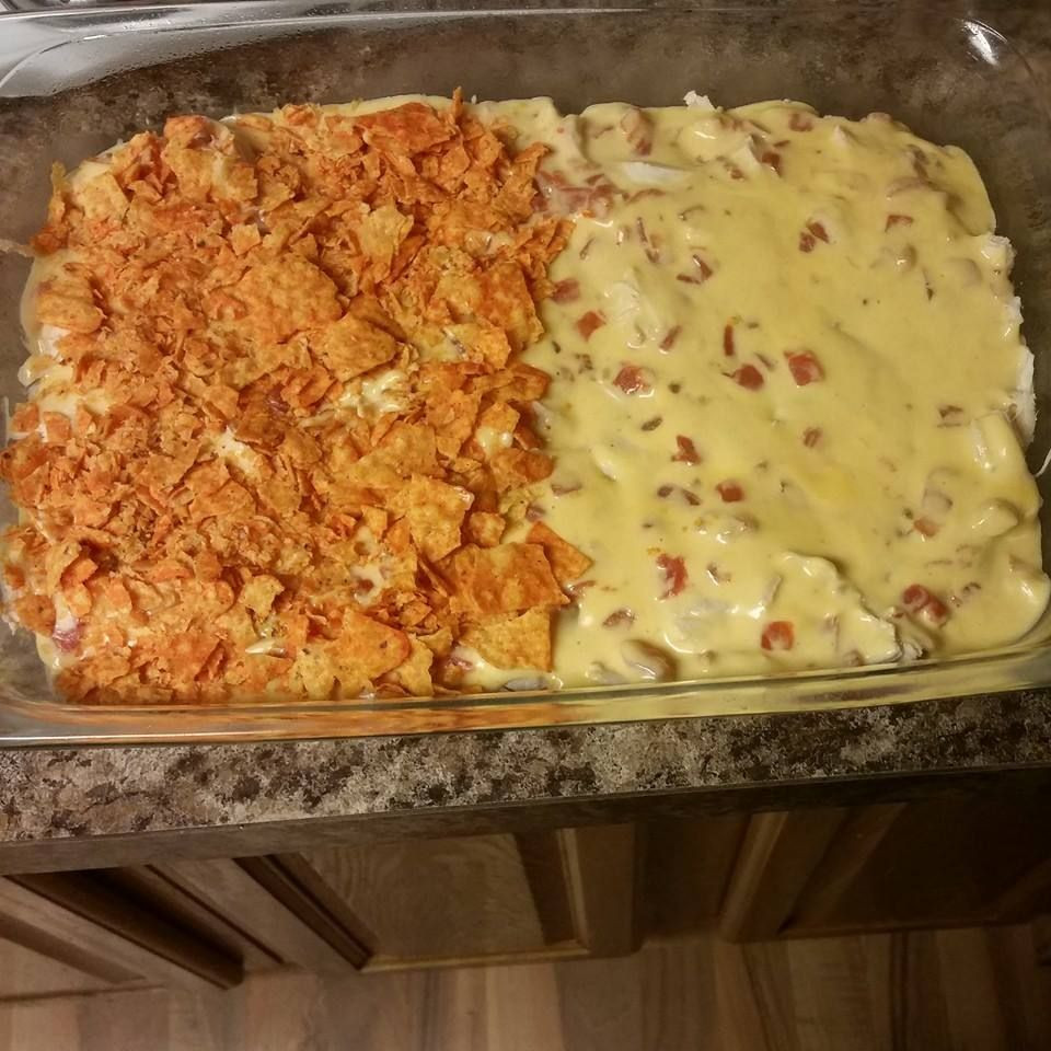 Mexican Chicken Casserole With Doritos And Velveeta
 Mexican chicken casserole doritos chicken casserole minus