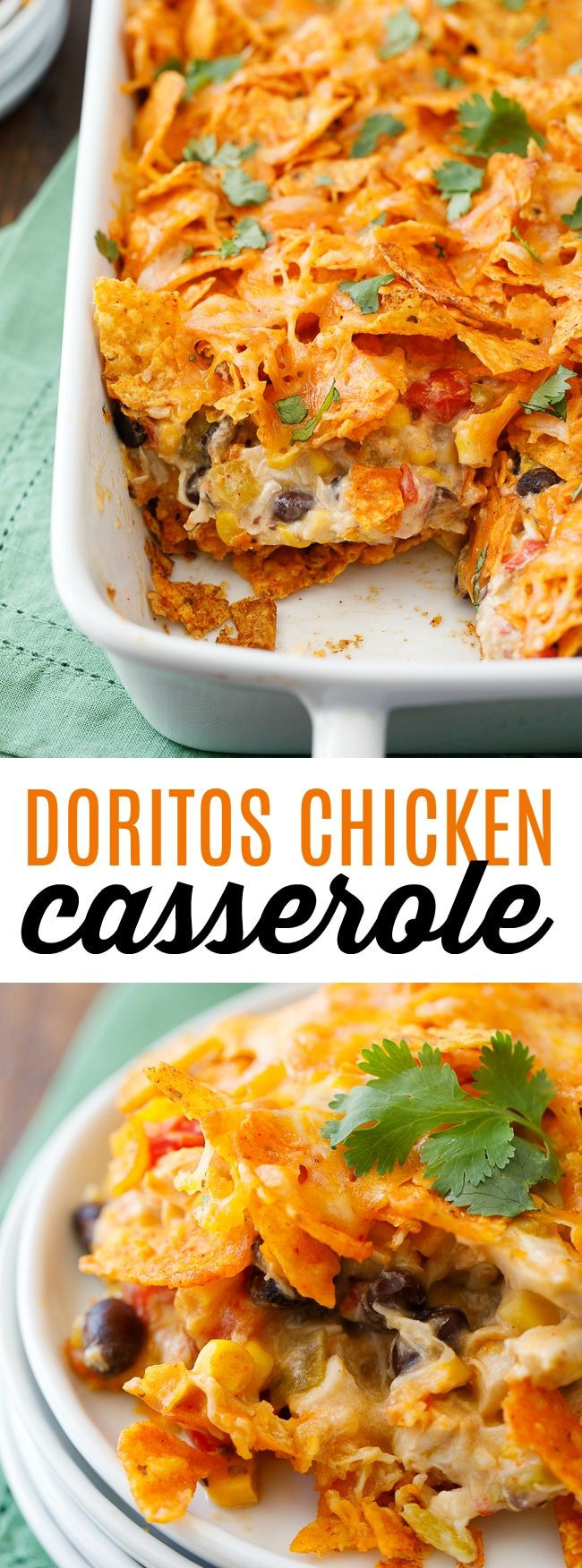 Mexican Chicken Casserole With Doritos And Velveeta
 Doritos Chicken Casserole Recipe