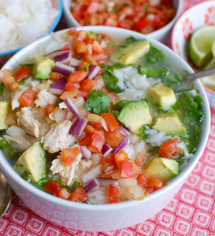 Mexican Chicken Lime Soup
 Slow Cooker Mexican Chicken Lime Soup Image 1 A Cedar Spoon
