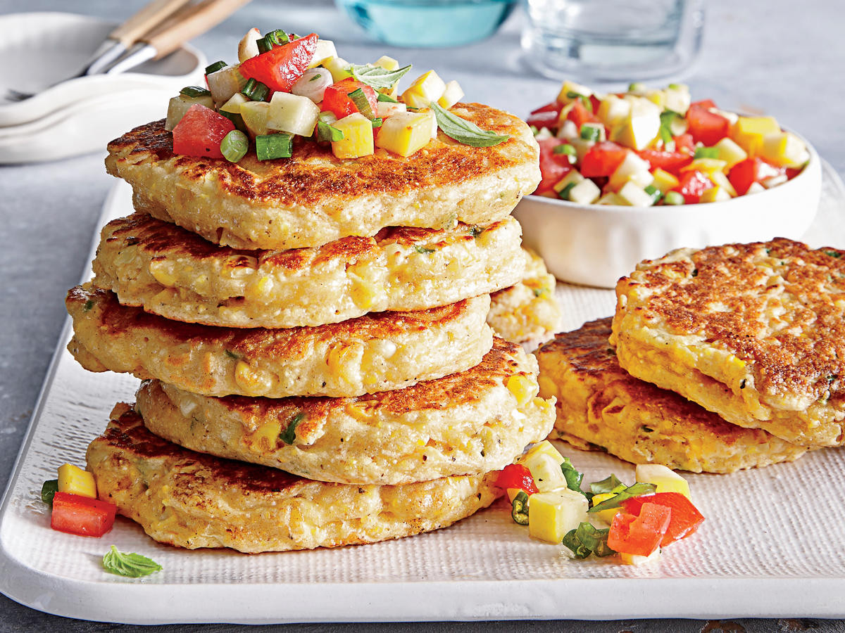 Mexican Corn Cakes Recipes
 Fresh Corn Cakes with Summer Salsa Recipe