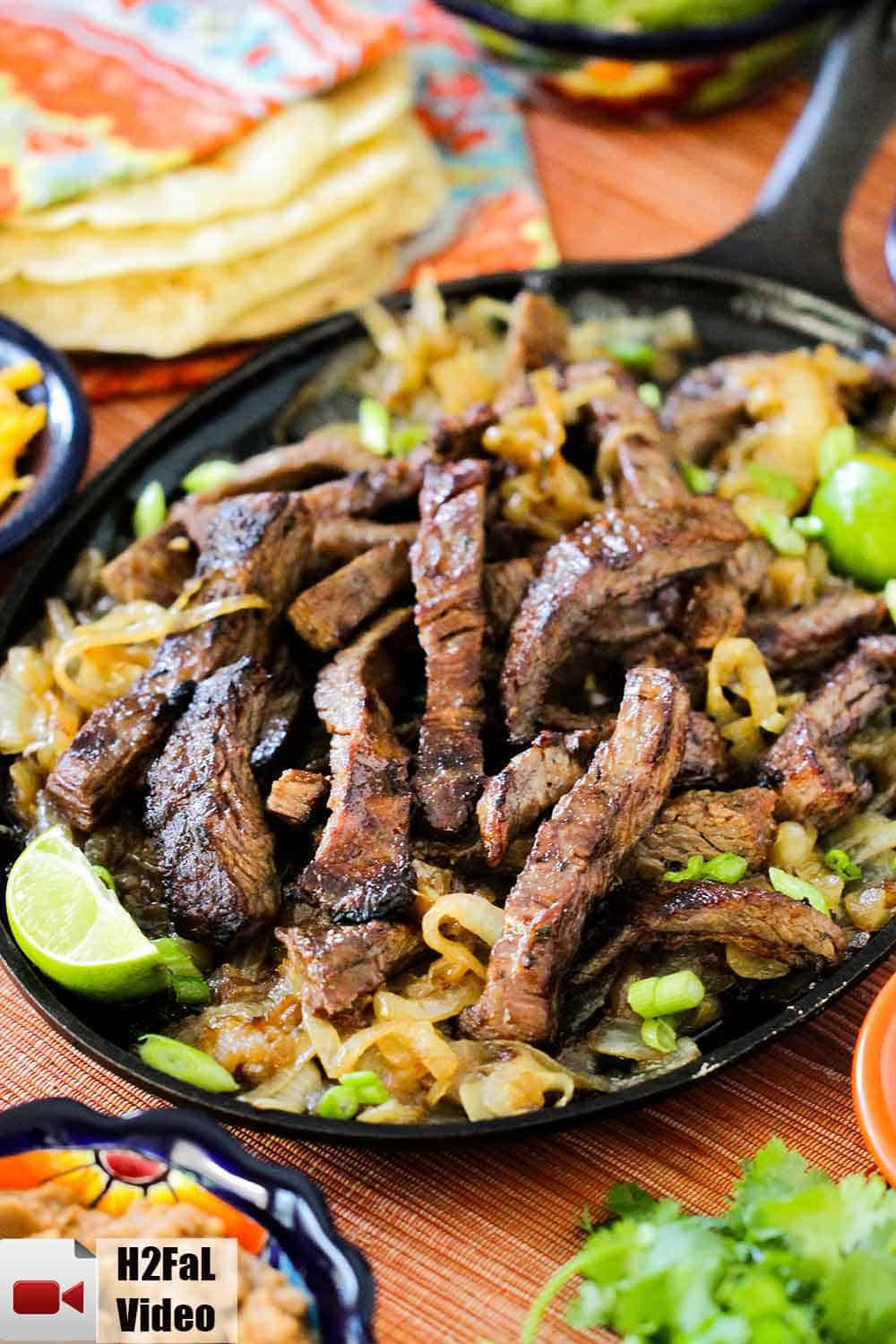 Mexican Fajitas Recipe
 Authentic Steak Fajitas