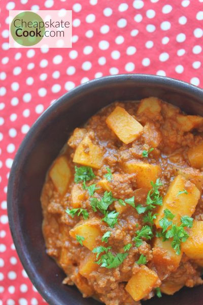 Picadillo Mexican Beef and Potato Stew