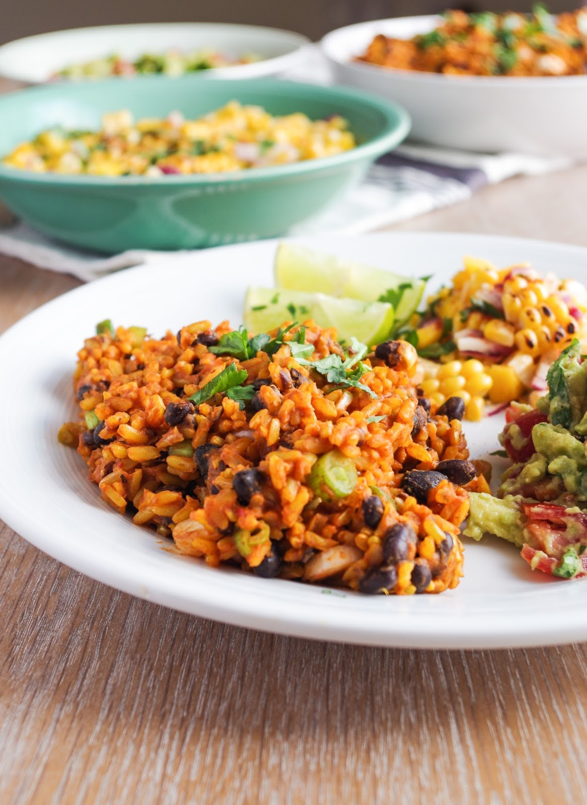 Mexican Rice With Corn
 Mexican Rice & Grilled Corn Mango Salsa Euphoric Vegan