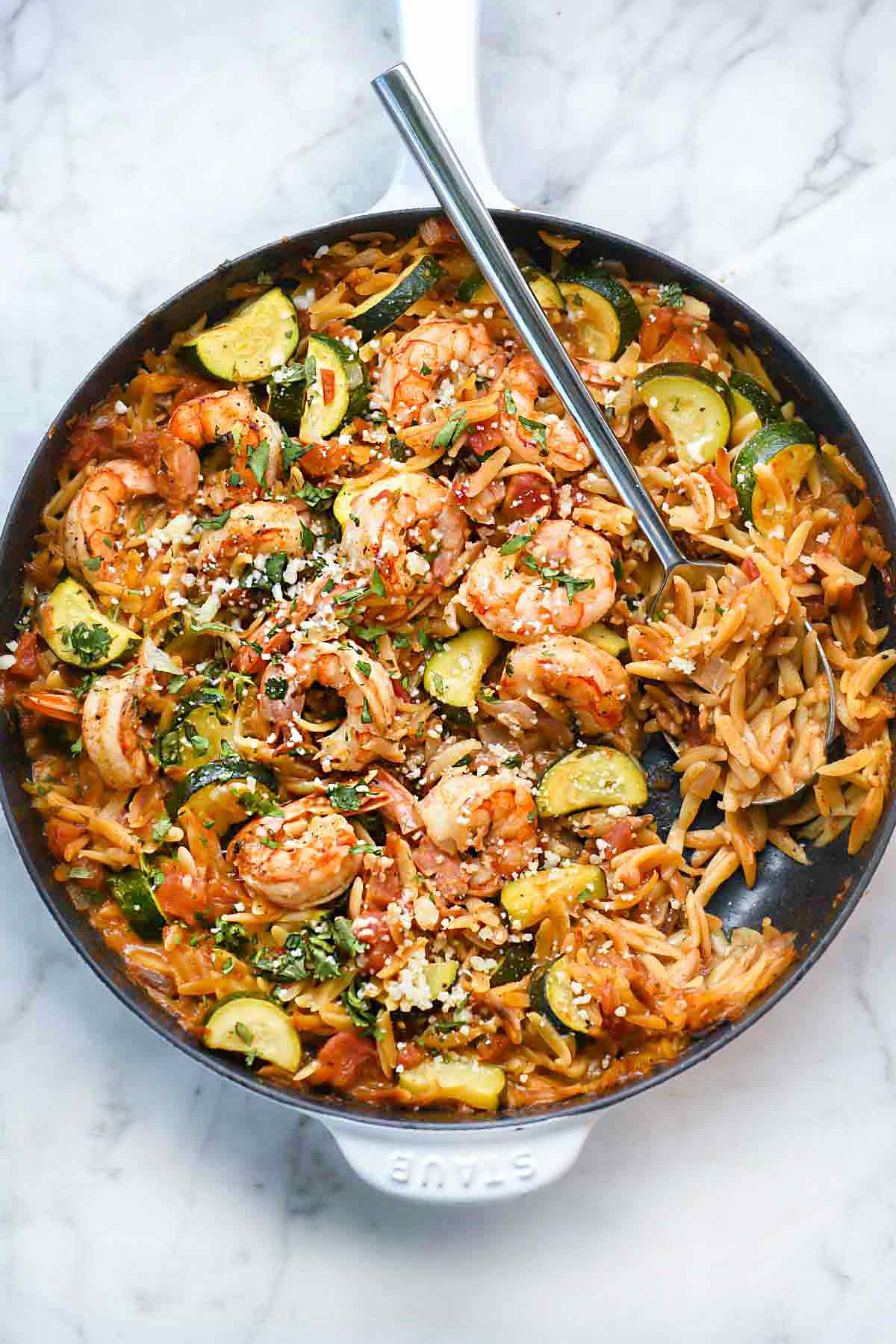 Mexican Seafood Recipes
 e Pot Mexican Shrimp with Orzo and Zucchini