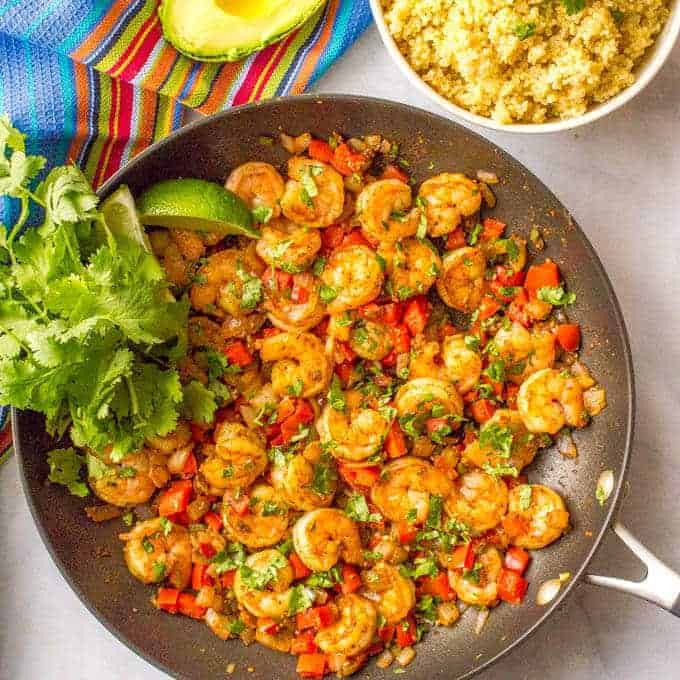 Mexican Seafood Recipes
 Quick easy Mexican shrimp skillet Family Food on the Table