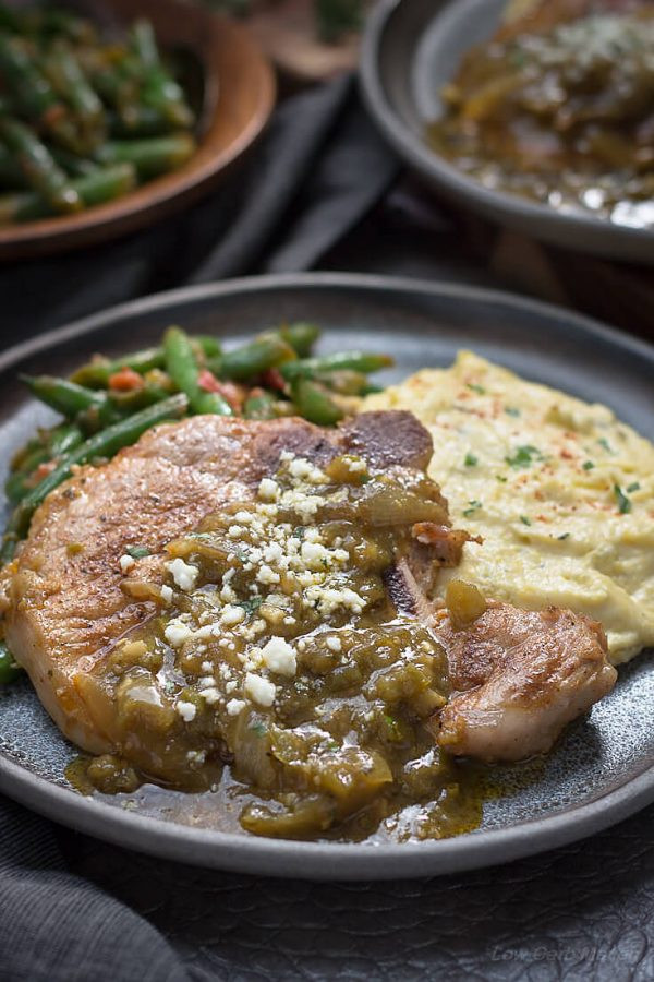 Mexican Style Pork Chops
 Mexican Pork Chops Recipe with Chile Chili Verde Sauce
