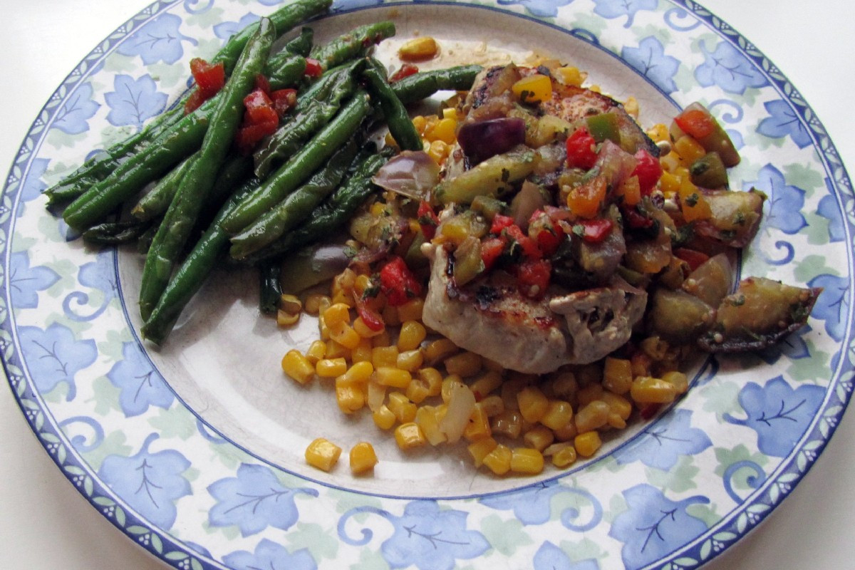 Mexican Style Pork Chops
 Mexican Pork Chops with Veggies Weight Watchers KitchMe