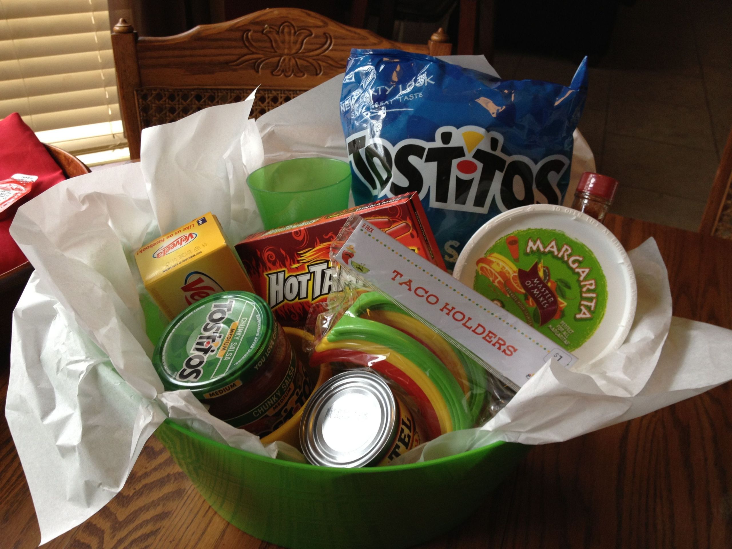 Mexican Themed Gift Basket Ideas
 Cinco de mayo themed basket bunko prize or great for