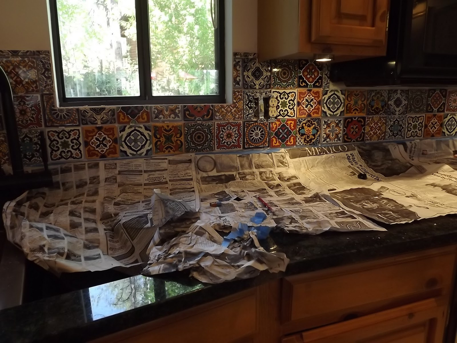 Mexican Tile Kitchens
 Dusty Coyote Mexican Tile Kitchen Backsplash DIY