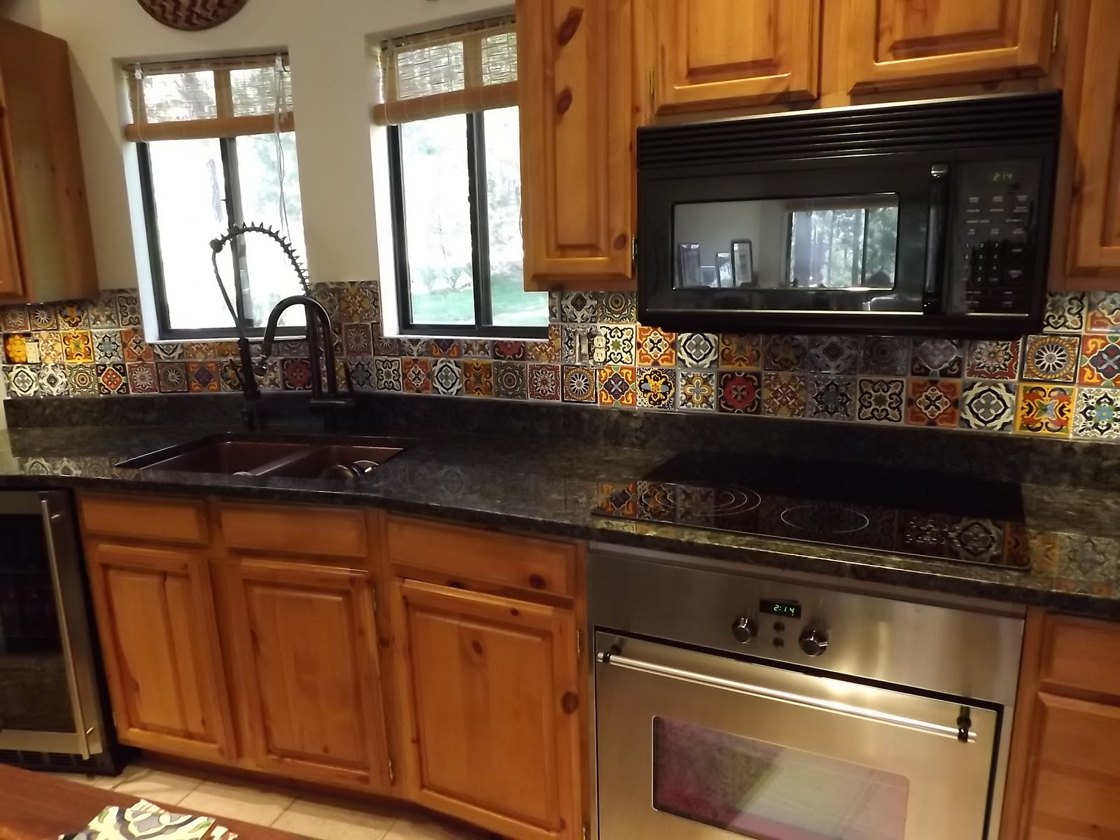 Mexican Tile Kitchens
 Dusty Coyote Mexican Tile Kitchen Backsplash DIY