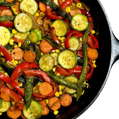 Mexican Vegetarian Side Dishes
 Rajas Ve able Skillet
