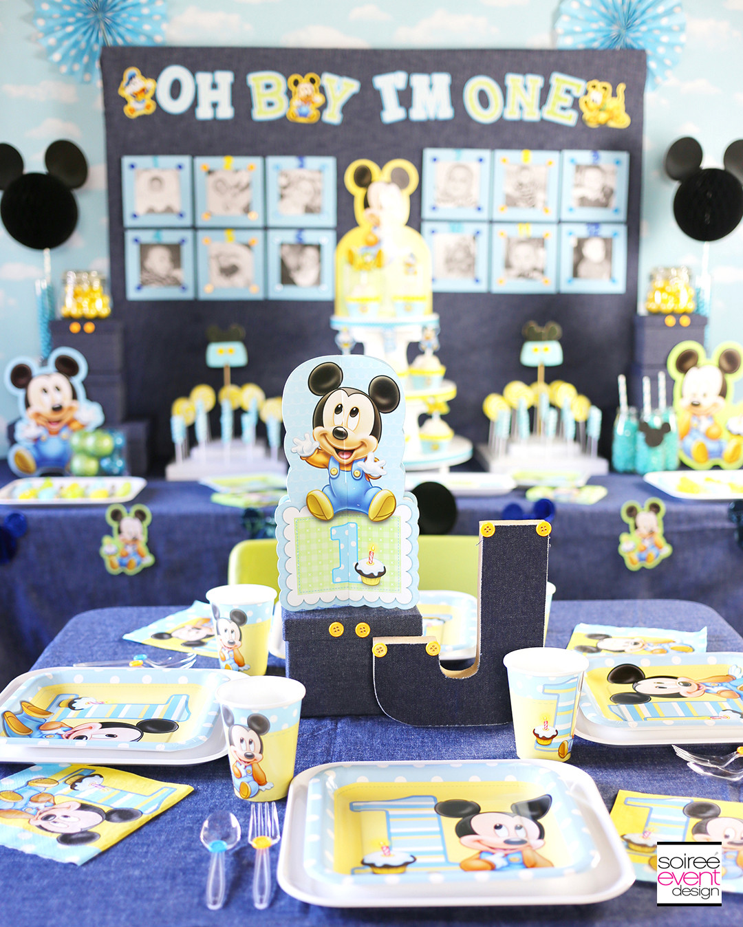 Mickey Mouse 1St Birthday Party Ideas
 Mickey Mouse First Birthday Party Ideas Soiree Event Design
