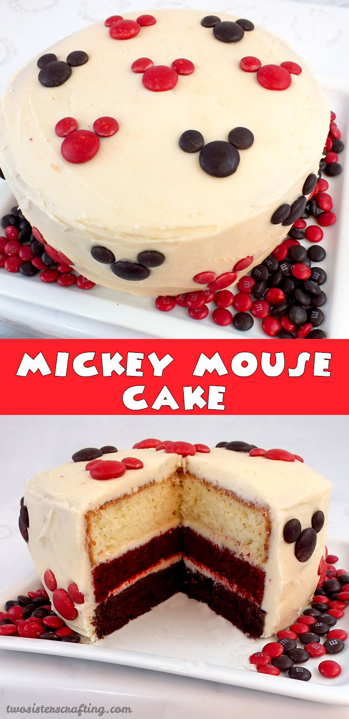 Mickey Mouse Birthday Cake Ideas
 Mickey Mouse Cake Two Sisters Crafting