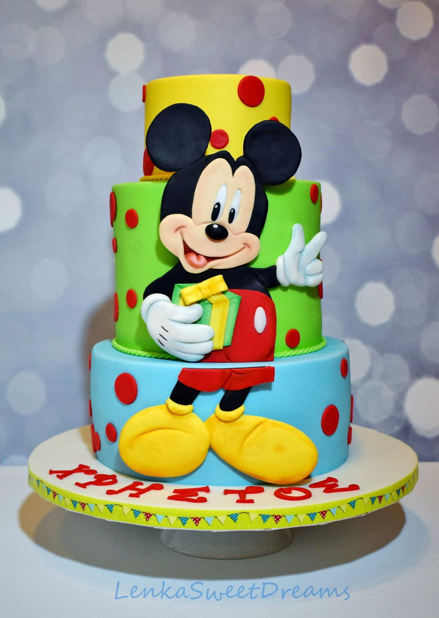 Mickey Mouse Birthday Cake Ideas
 Mickey Mouse Birthday Cake CakeCentral