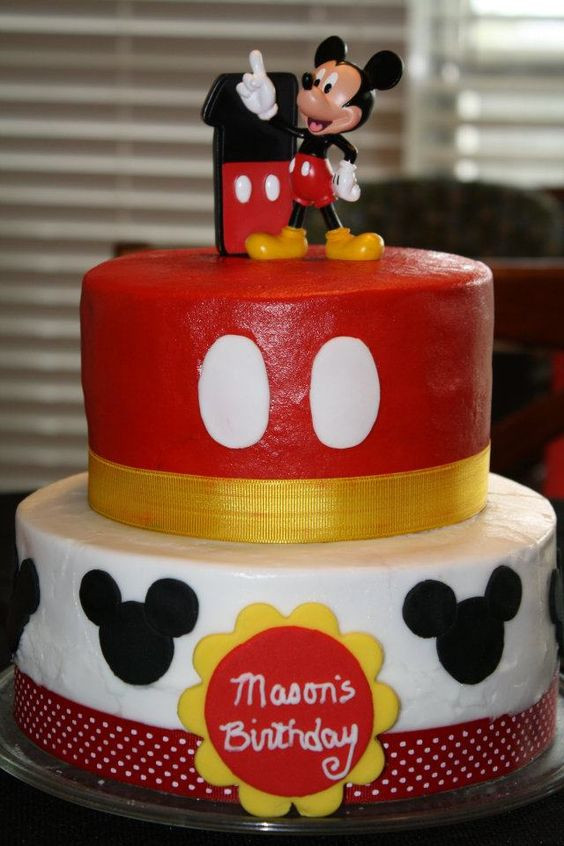 Mickey Mouse Birthday Cake Ideas
 58 Mickey Mouse Birthday Party Ideas 2016 – Pink Lover
