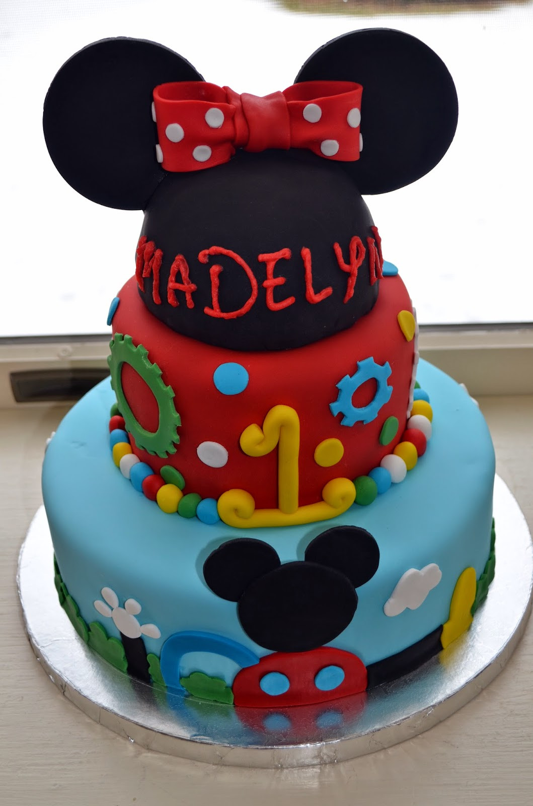 Mickey Mouse Birthday Cake Ideas
 Flavors by Four Mickey Mouse Clubhouse Birthday Party Ideas