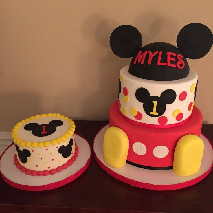 Mickey Mouse Birthday Cake Ideas
 Mickey Mouse Club House first birthday CAKES BY CALYNNE