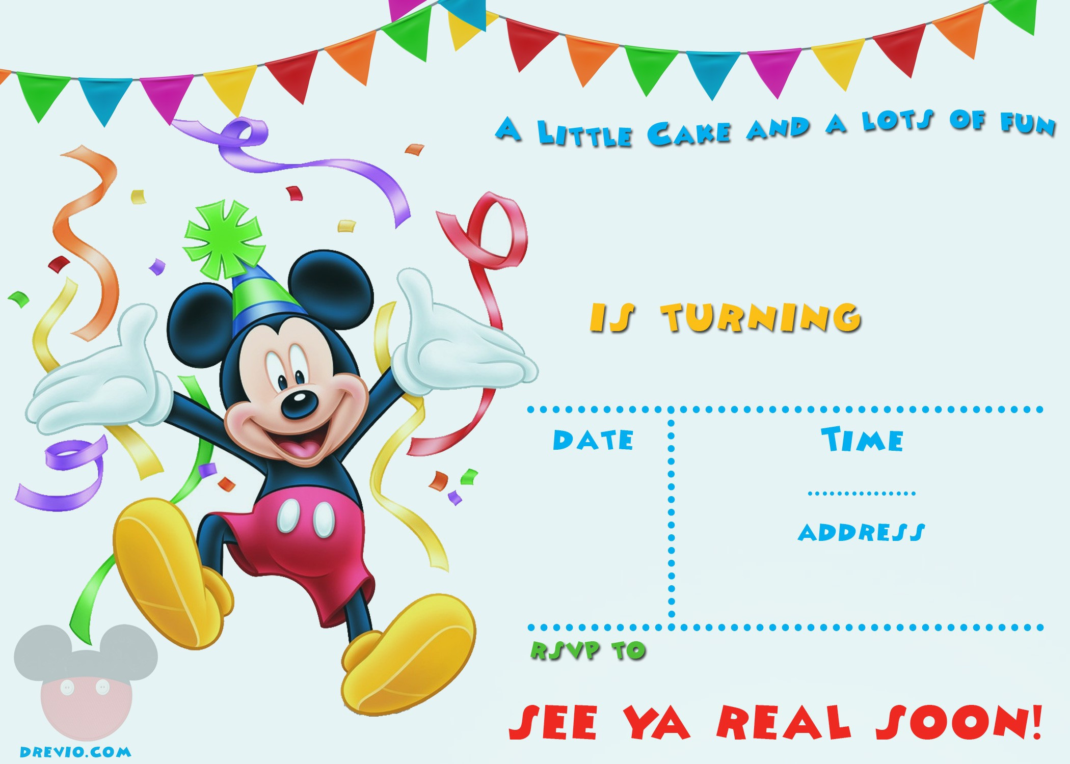 Mickey Mouse Birthday Party Invitations
 25 Incredible Mickey Mouse Birthday Invitations