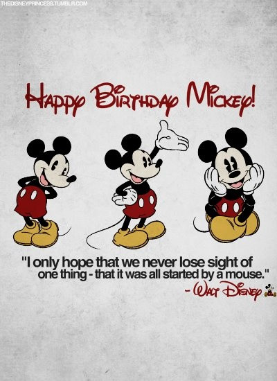 Mickey Mouse Birthday Quotes
 Mickey Mouse Happy Birthday Quotes QuotesGram