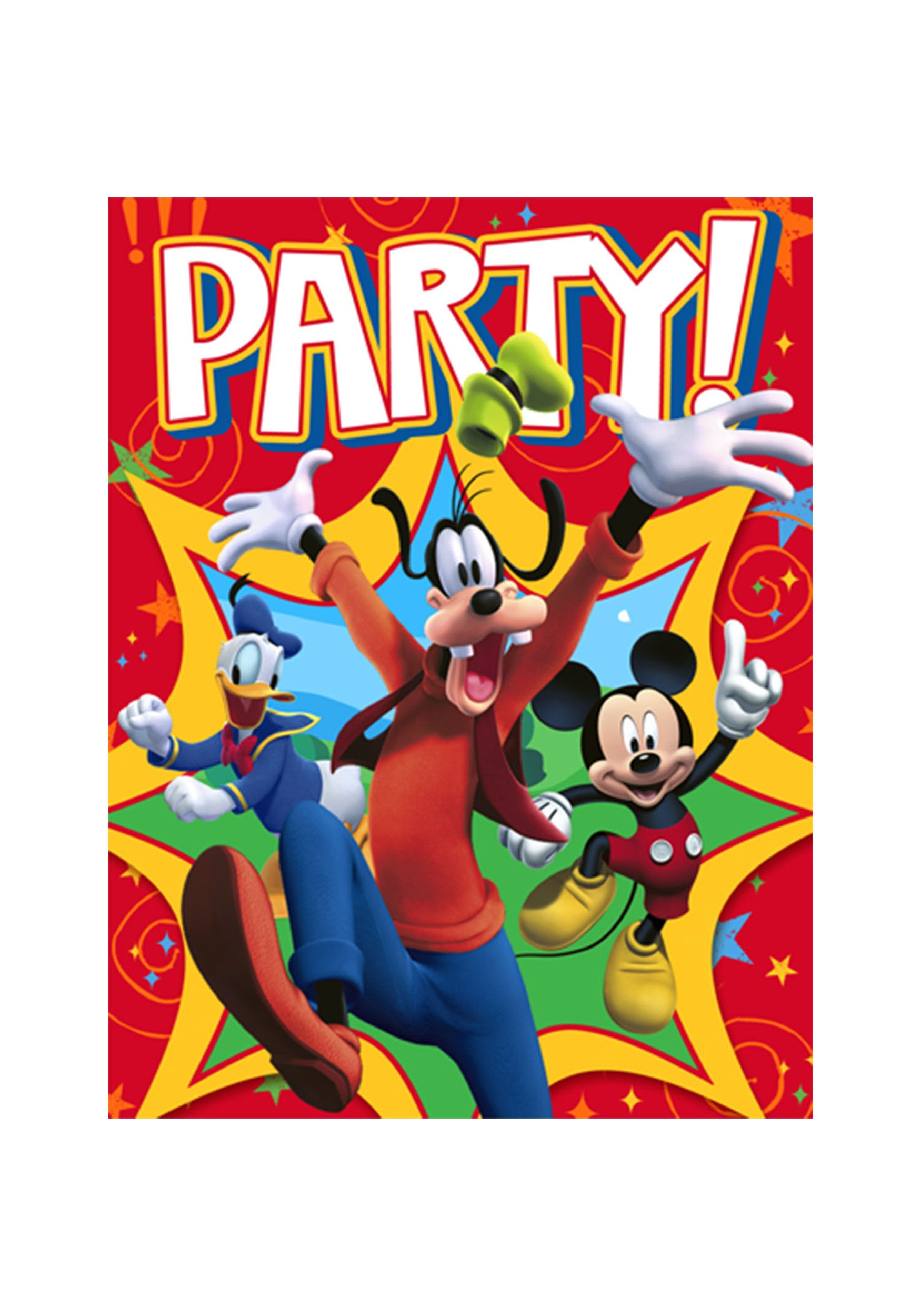 Mickey Mouse Clubhouse Birthday Party Invitations
 Disney Mickey Mouse Clubhouse Birthday Invitations