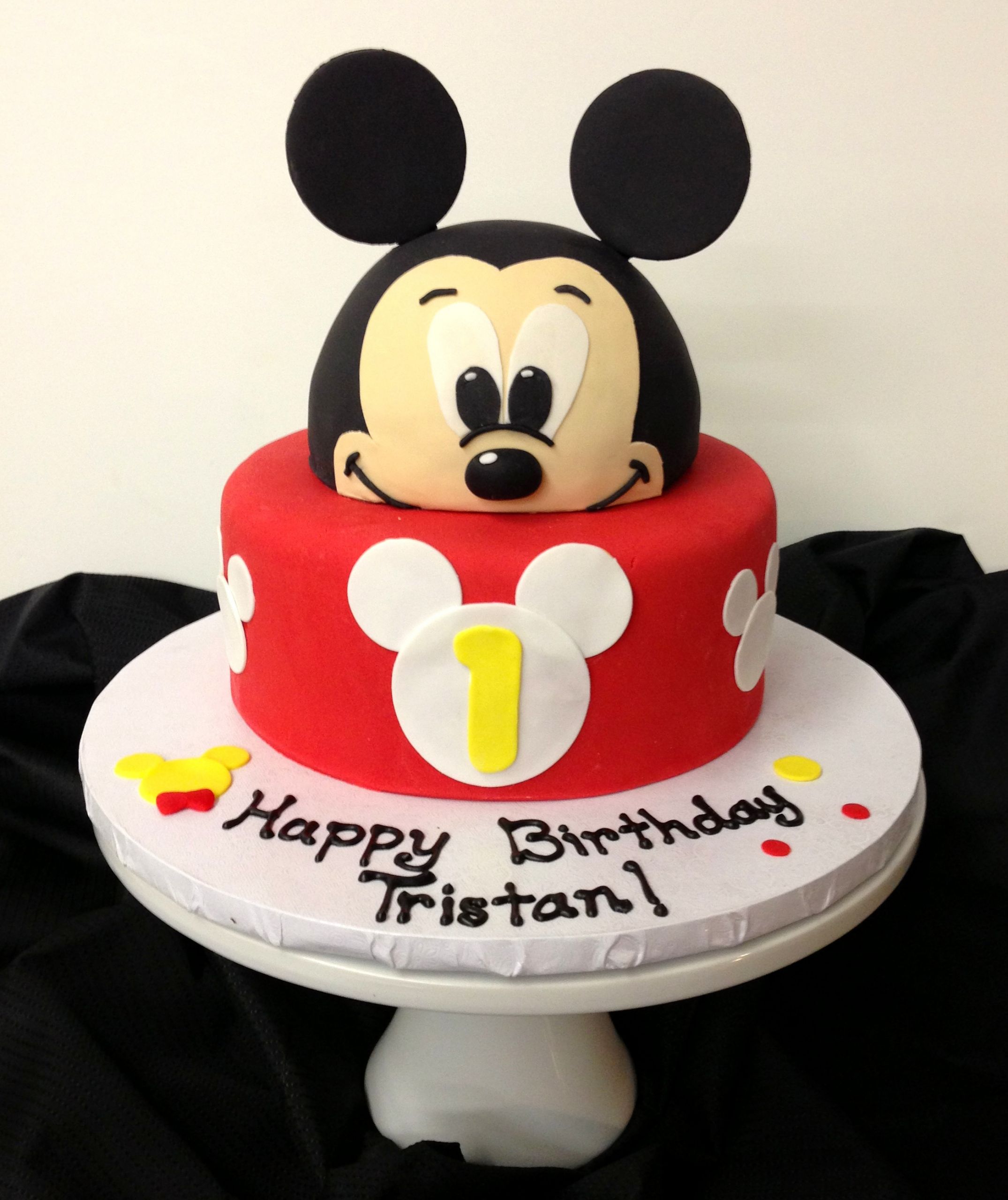 Mickey Mouse First Birthday Cake
 Birthdays & Babies