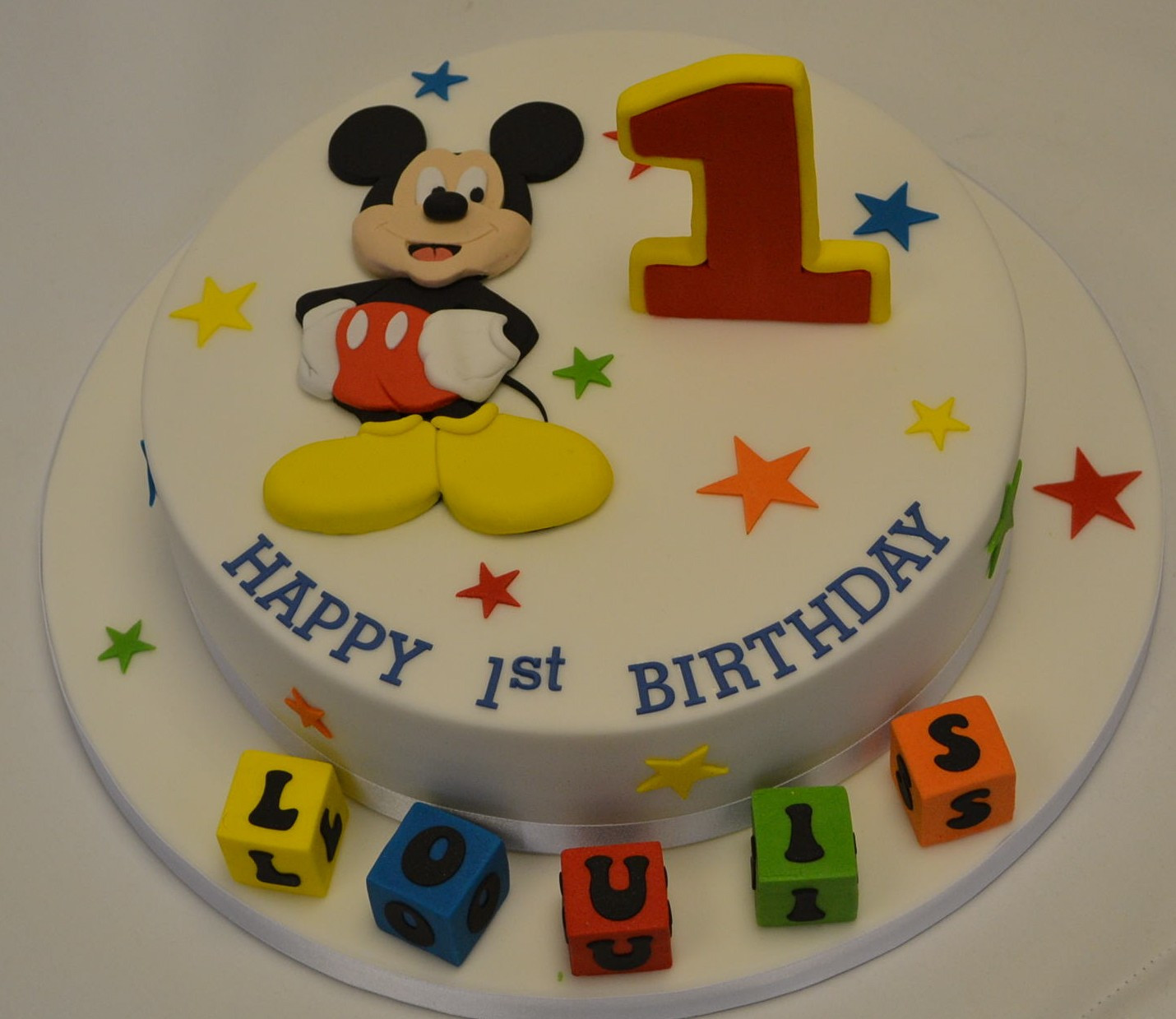 Mickey Mouse First Birthday Cake
 Mickey Mouse 1st Birthday Cake Celebration Cakes Cakeology
